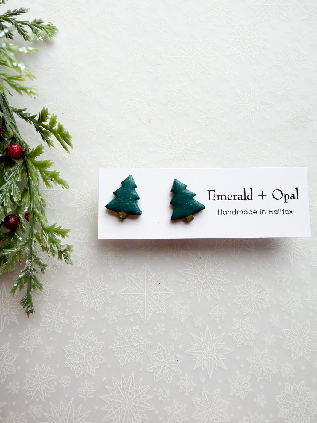 Tree stud (multiple colors)