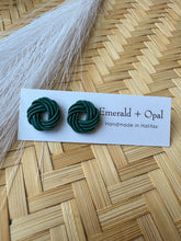 Load image into Gallery viewer, Knitted studs (multiple colors)

