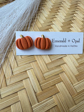 Load image into Gallery viewer, Pumpkin stud (multiple colors)
