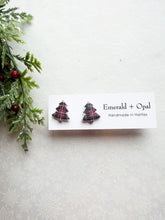 Load image into Gallery viewer, Tree stud (multiple colors)
